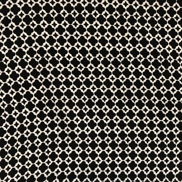 Talbots Sleeveless V Neck Pattern Top Black + White Size S - Picture 3 of 9